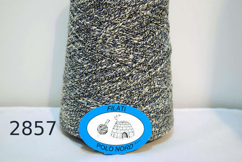 97%cotone, 3%poliestere 2857 lamè azzurro 100 grammi